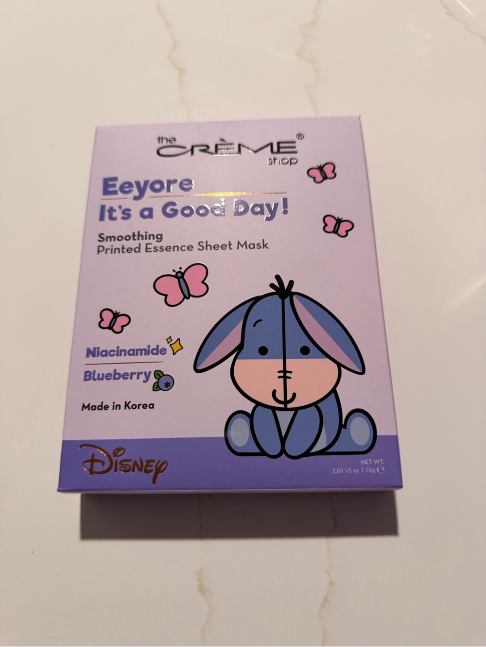 The Crème Shop Disney Eeyore 'It's a Good Day' Smoothing Sheet Mask - 3 pack